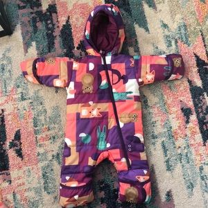 Burton 0-3 month onesie snowsuit!